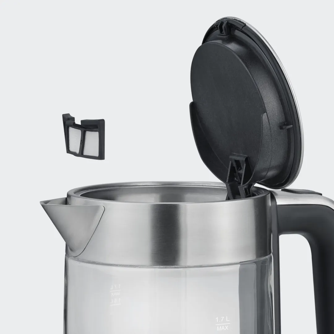 Severin WK 3420 Waterkoker 2200W - 1,7L - RVS/Zwart