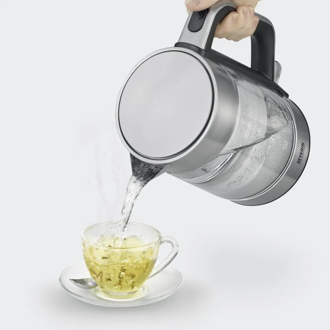 Severin WK 3420 Waterkoker 2200W - 1,7L - RVS/Zwart