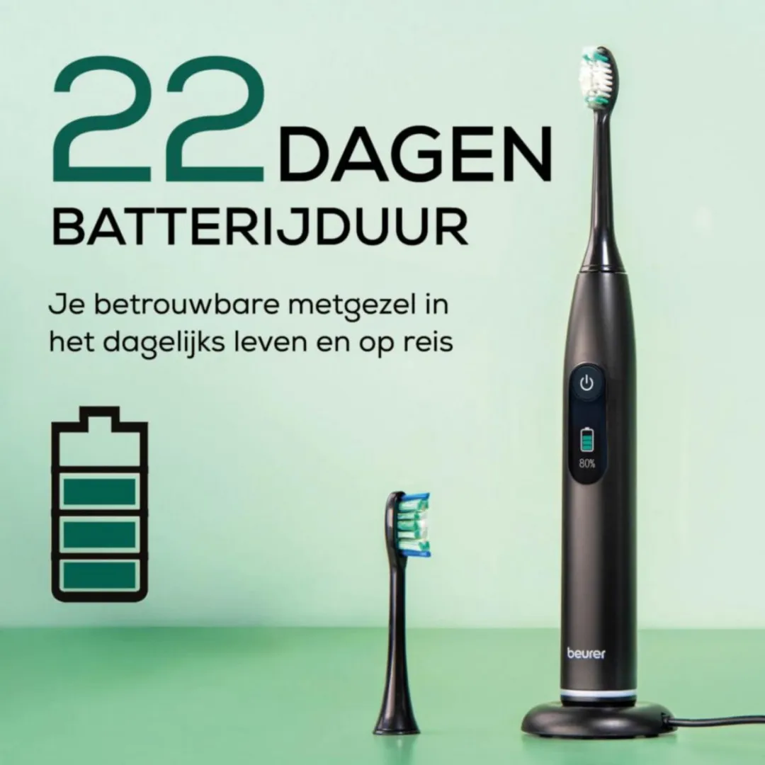 Beurer SC 50 Sonische Tandenborstel - Midnight Ink - 2 Opzetborstels