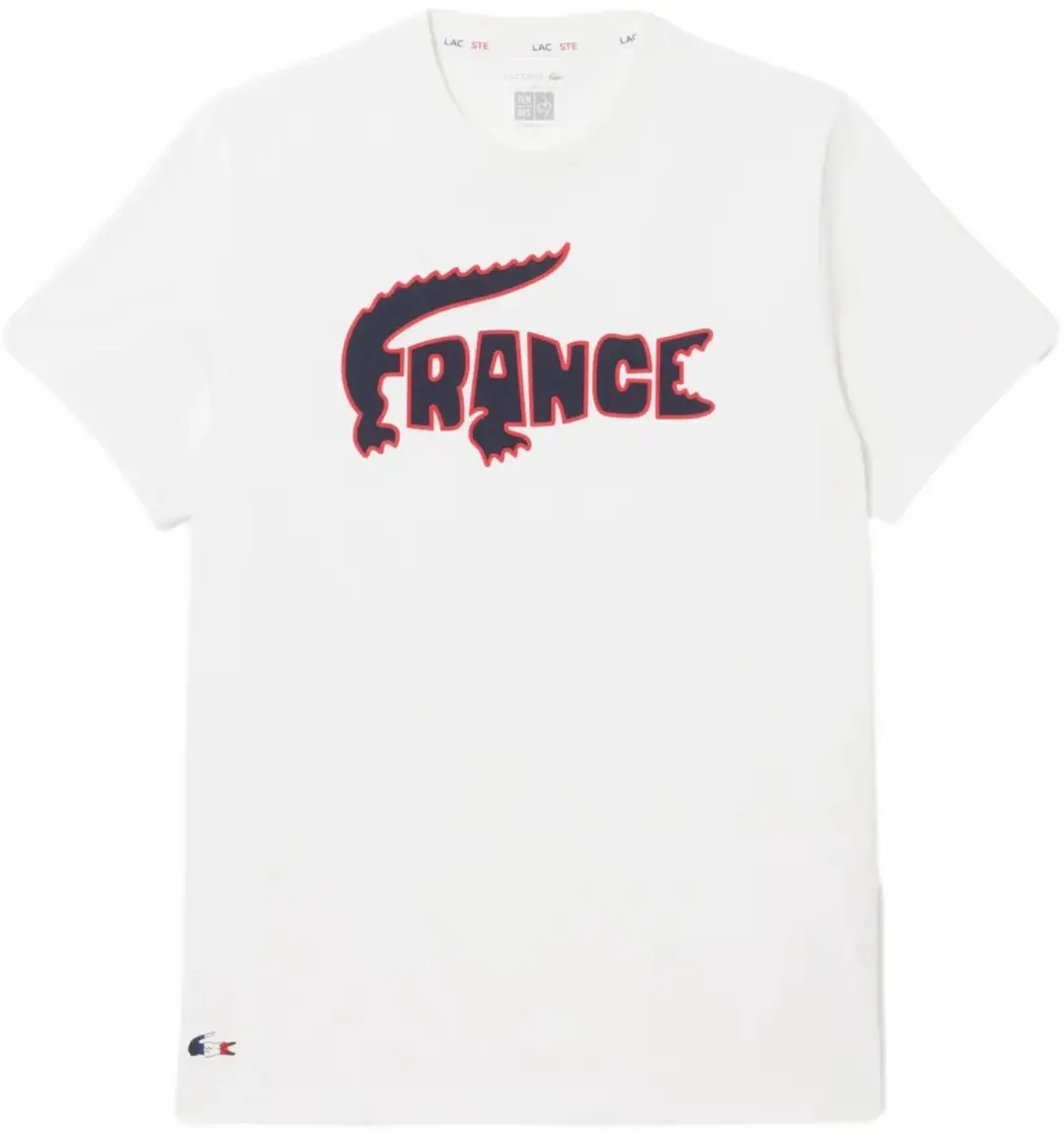 Lacoste French Team T-shirt - Marine - afbeelding 3 van 6