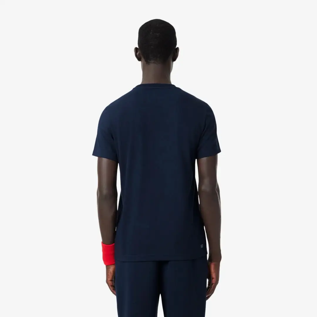 Lacoste French Team T-shirt - Marine - afbeelding 2 van 6