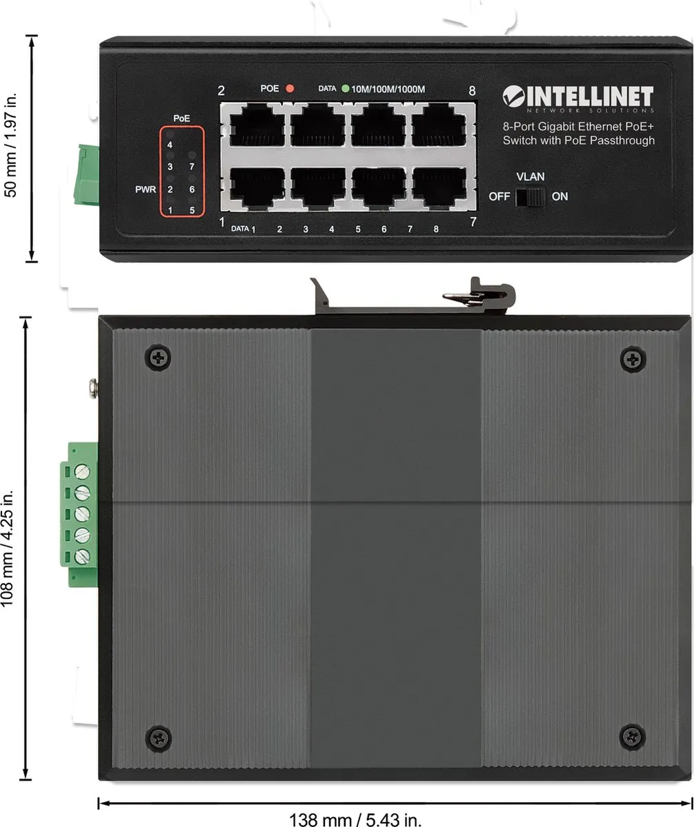 Intellinet 561624 Gigabit Switch PoE - 24 PoE-poorten