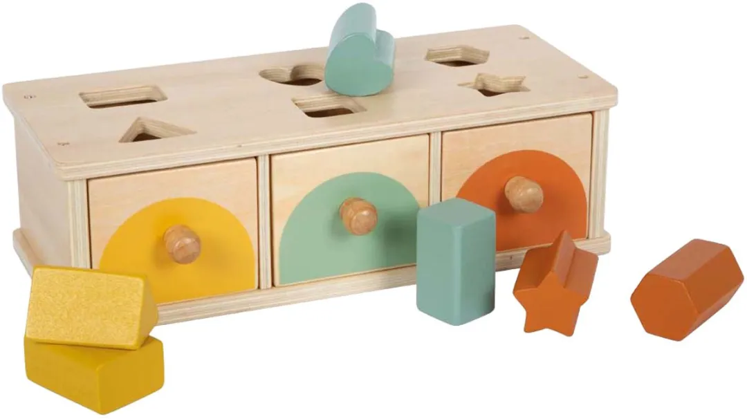 Small Foot Montessori Houten Sorteerspel 6 Stuks - FSC - Multi