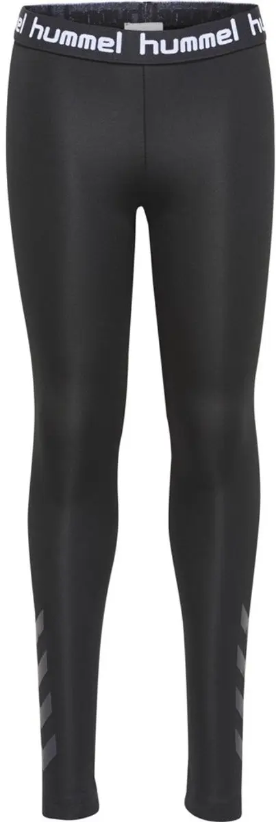 Hummel Tona Meisjes Legging - Zwart - 110 - afbeelding 2 van 3