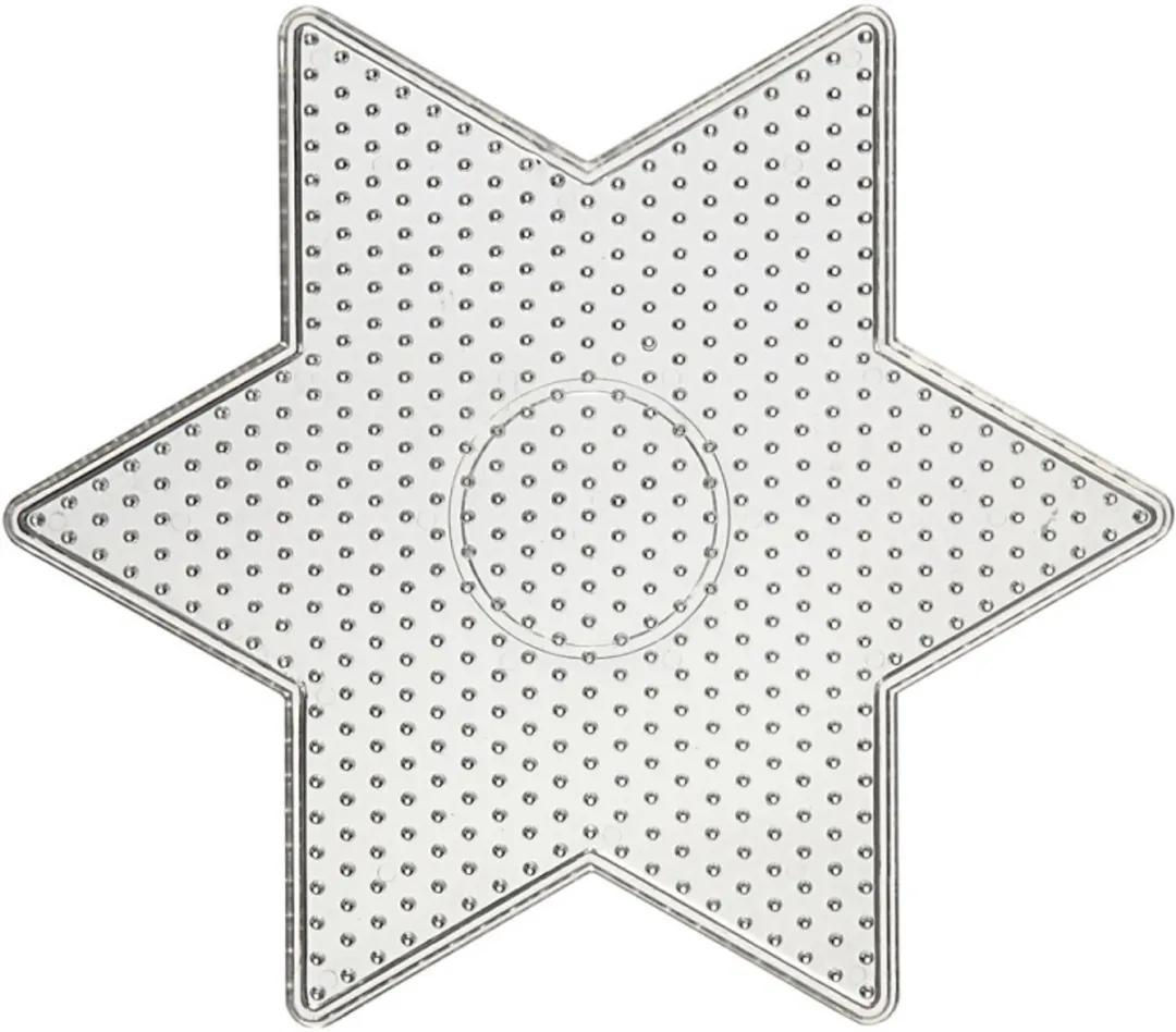 Creativ Company Grondplaat Ster Groot Transparant 15cm