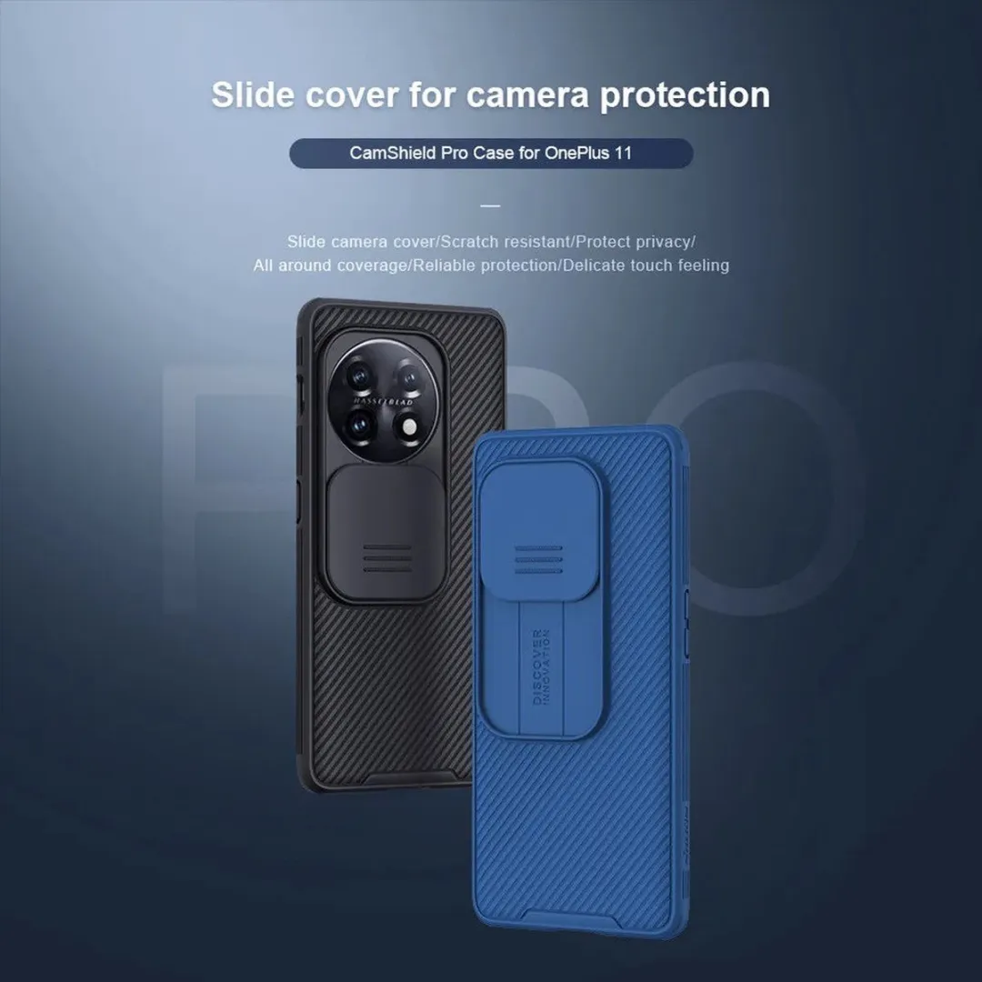 Nillkin CamShield Hoesje OnePlus 11 - Blauw