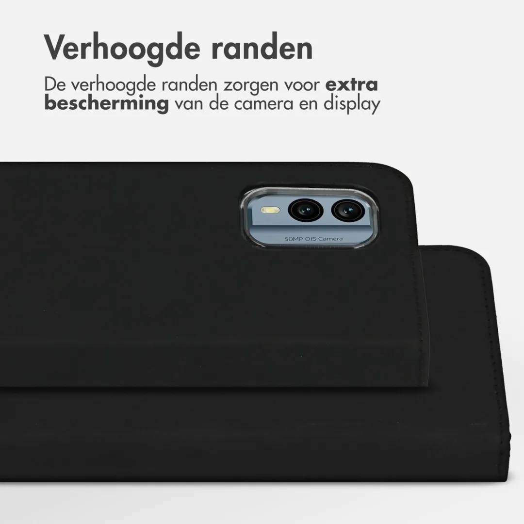 Accezz Hoesje Nokia X30 Wallet Softcase - Zwart