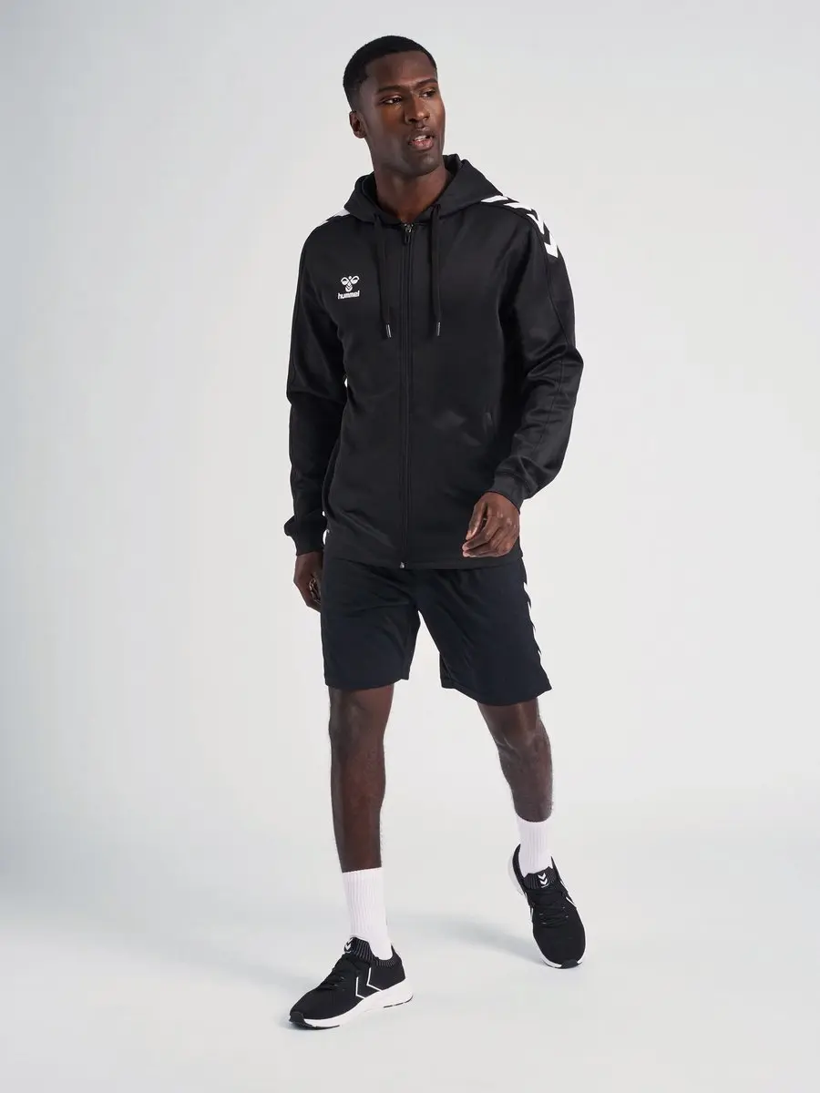 Hummel hmlCORE Zipper Hoodie - Zwart - S - afbeelding 6 van 6