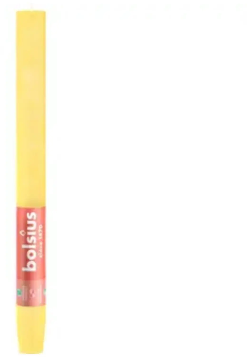 Bolsius Rustiek Dinerkaars Sunny Yellow 27cm