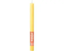 Bolsius Rustiek Dinerkaars Sunny Yellow 27cm - 16 stuks - afbeelding 3 van 4