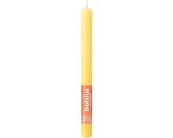Bolsius Rustiek Dinerkaars Sunny Yellow 27cm - 16 stuks - afbeelding 2 van 4