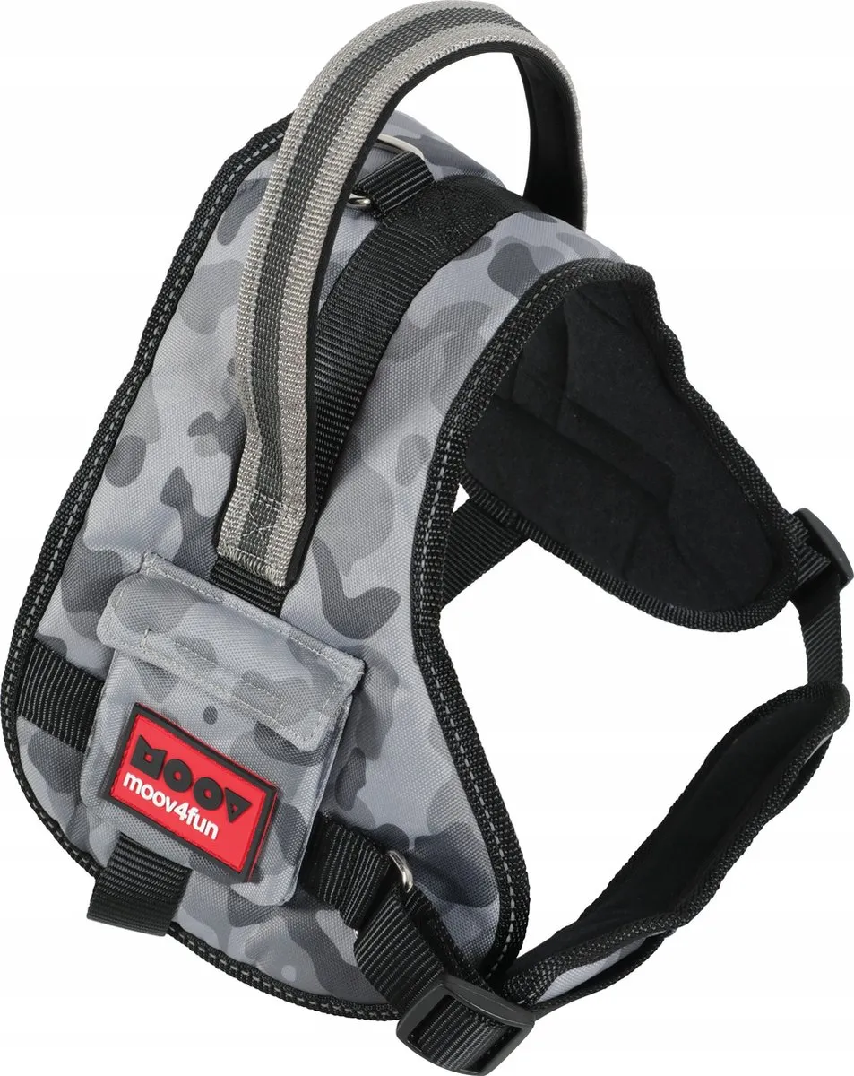 Zolux Moov Hondenharnas L - Grijs Camo