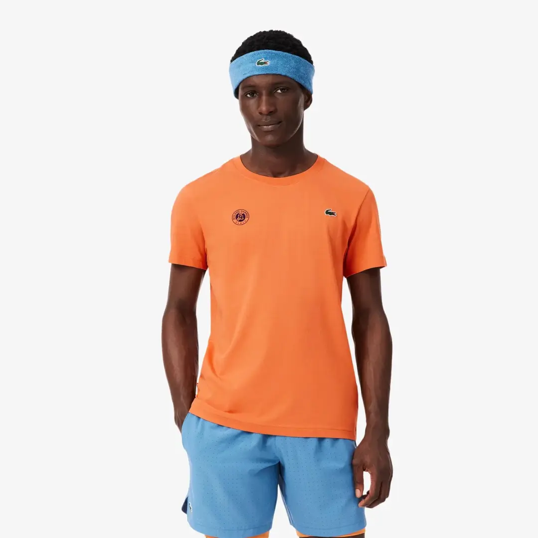 Lacoste Roland-Garros T-shirt - Bloesem - M - afbeelding 2 van 6