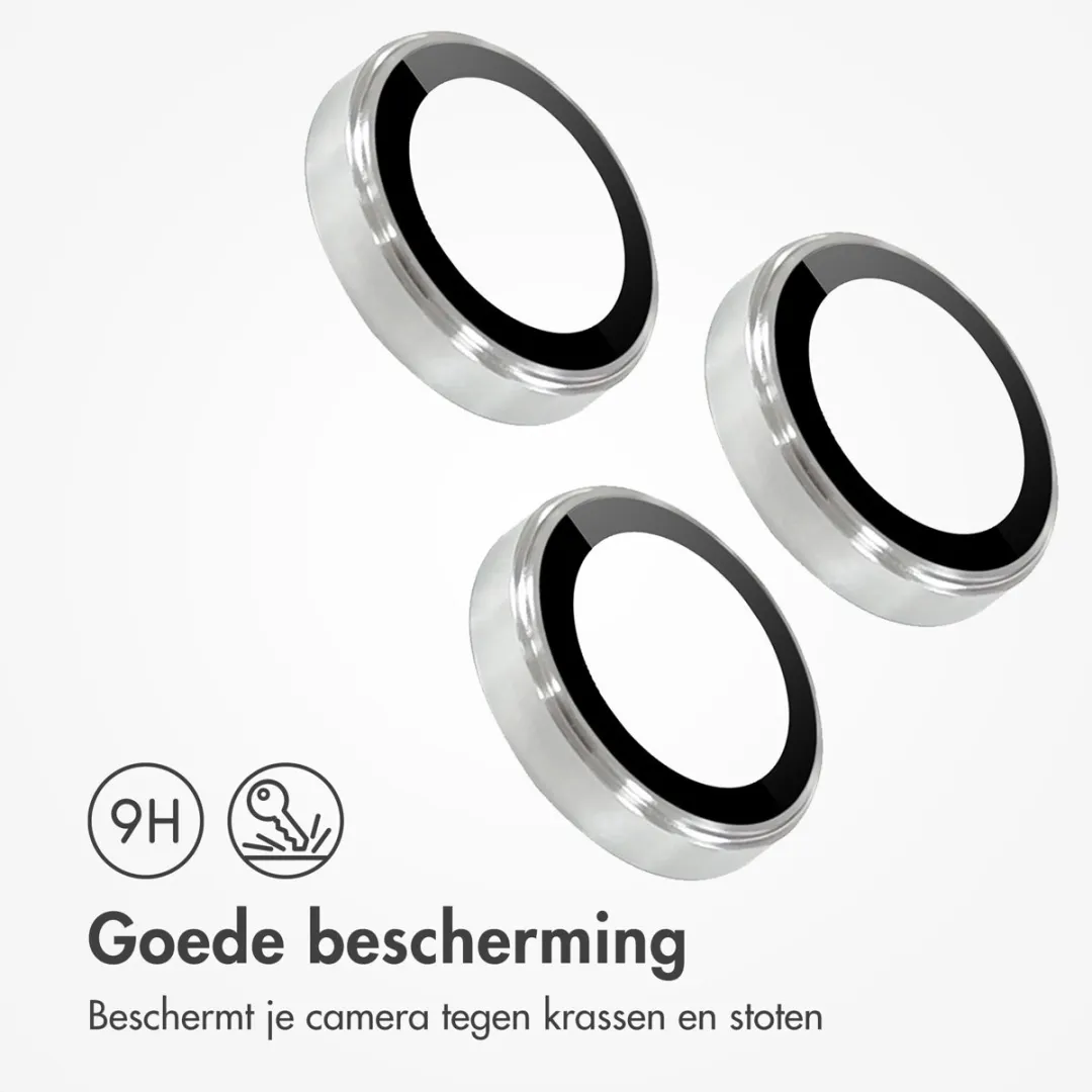 Imoshion Camera Lens Protector iPhone 14 Pro Max - 2 Stuks - Zilver - afbeelding 2 van 6