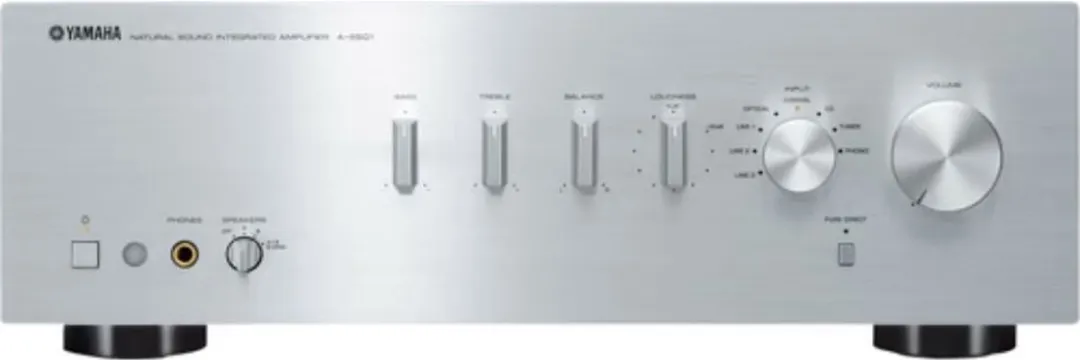 Yamaha A-S301 Geïntegreerde Versterker - 95W - Zilver