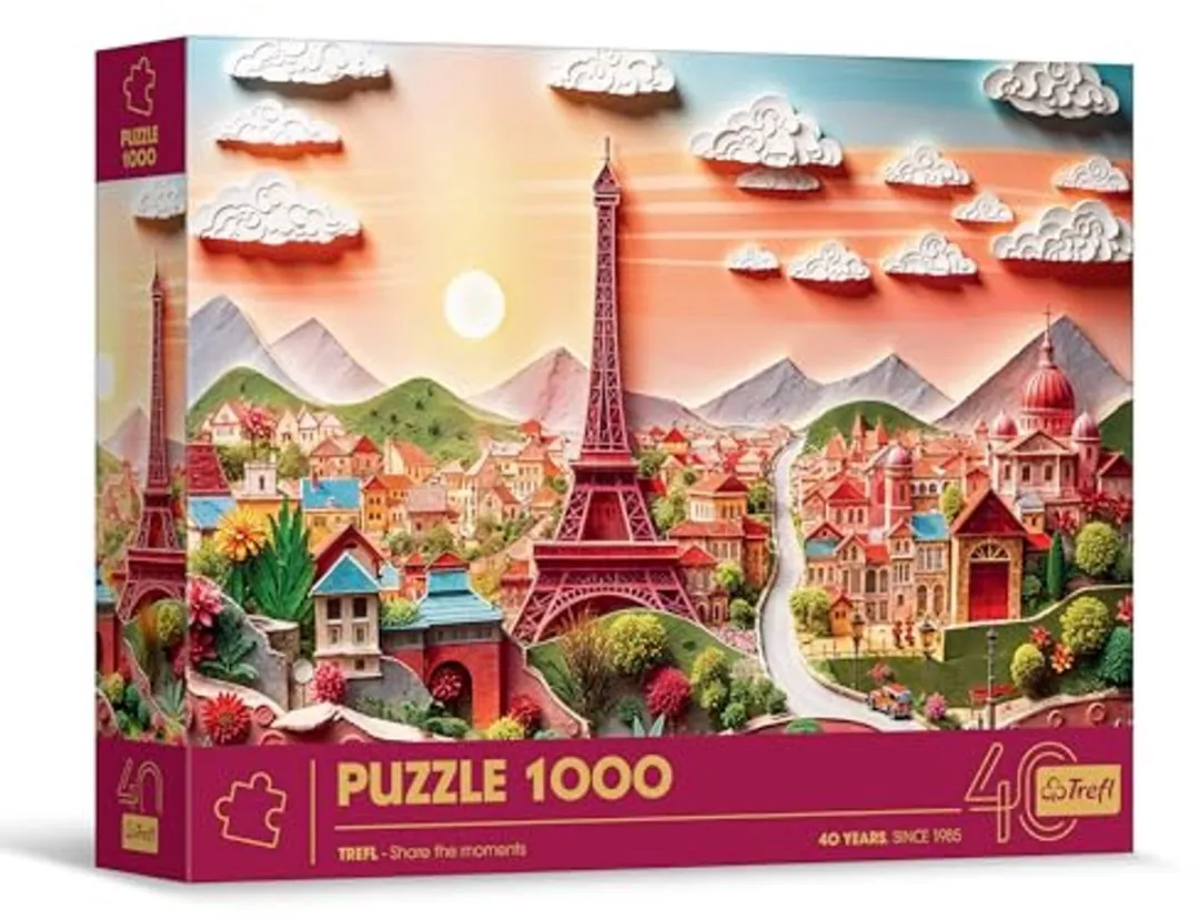Trefl Parijs 3D-effect Puzzel 31000 Stuks - Multicolor