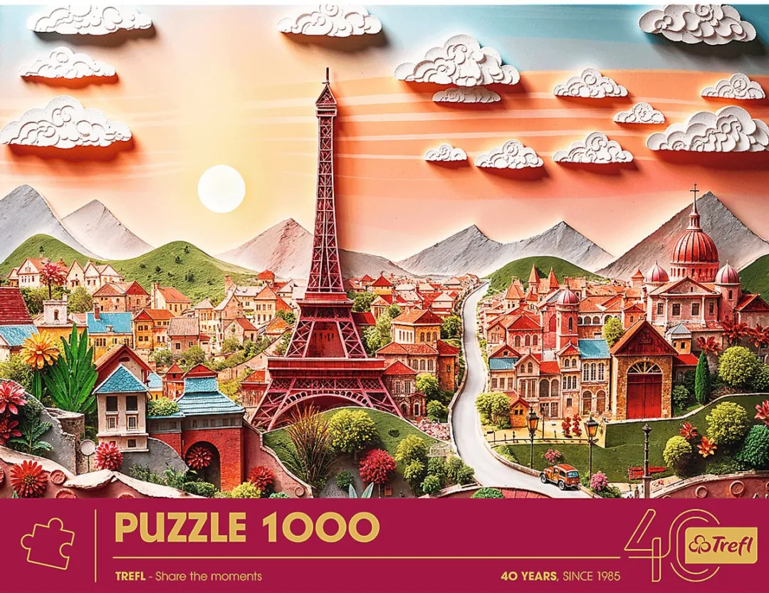 Trefl Parijs 3D-effect Puzzel 31000 Stuks - Multicolor