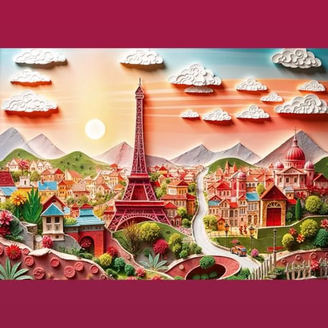 Trefl Parijs 3D-effect Puzzel 31000 Stuks - Multicolor