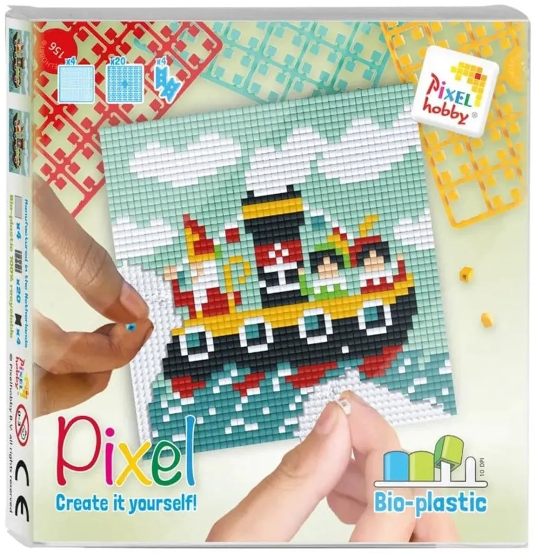 Pixelhobby Classic Stoomboot 12x12cm