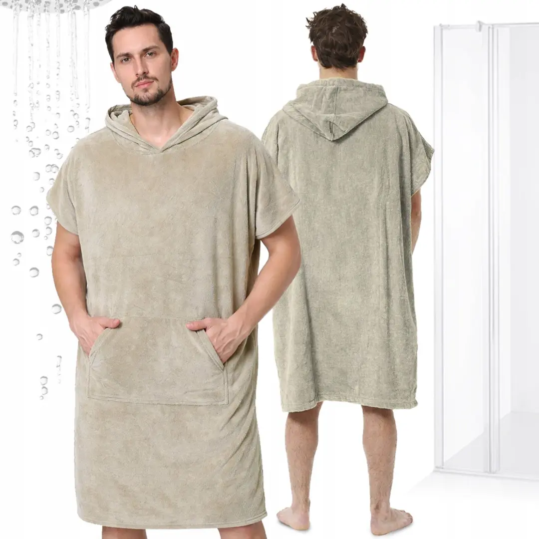 Poncho Handdoek met Capuchon voor Volwassenen