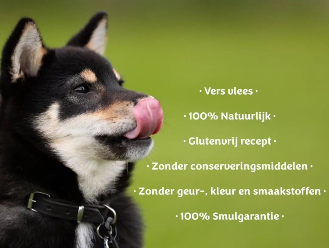 Smuldier Eend Hondenvoer Diepvries - 24 Stuks