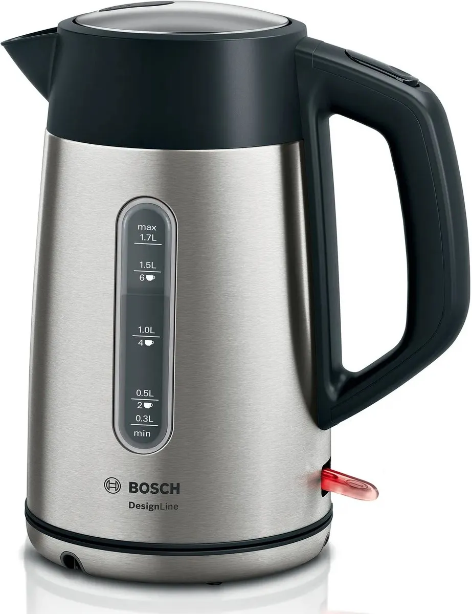 Bosch TWK4P440 DesignLine - Waterkoker - RVS / Zwart