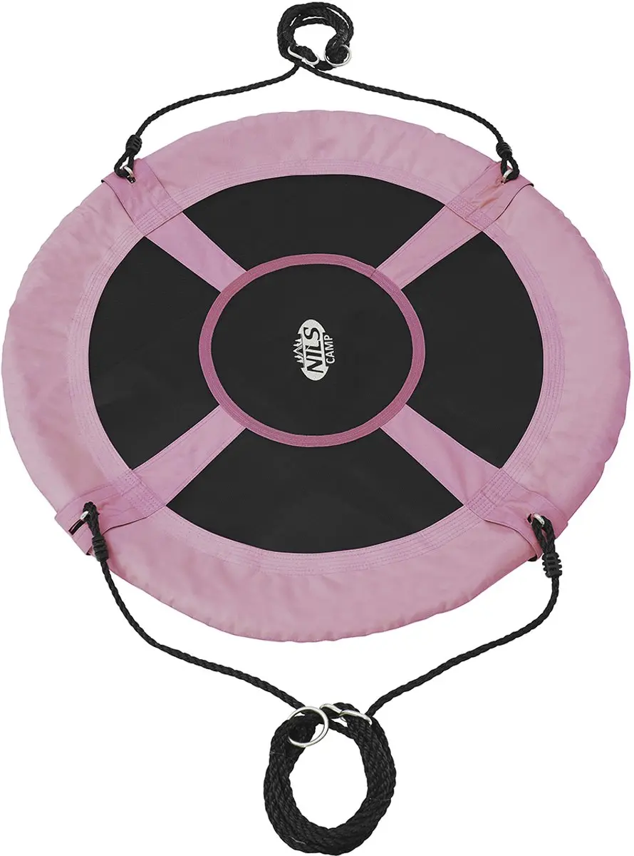 Nils Camp NB5031 Ooievaarsnest Schommel - 100cm - Roze - afbeelding 5 van 6