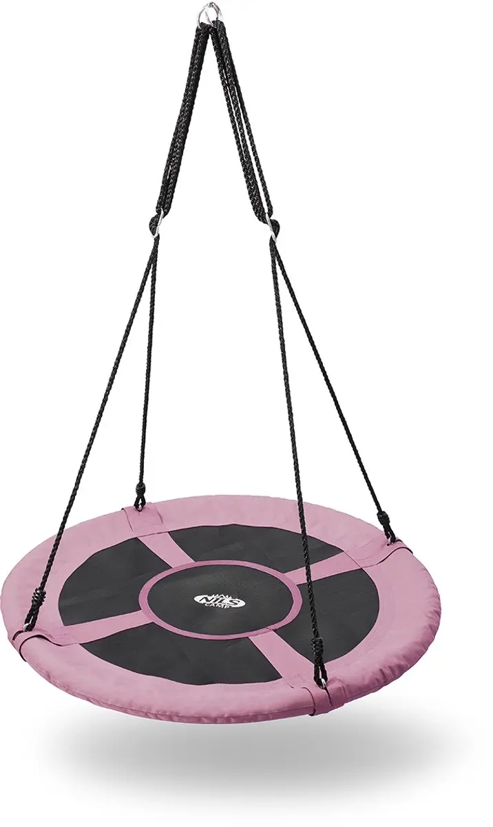 Nils Camp NB5031 Ooievaarsnest Schommel - 100cm - Roze - afbeelding 2 van 6