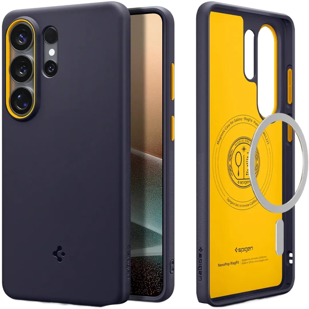 Spigen Nano Pop MagFit Backcover S26 Ultra - Donkerblauw