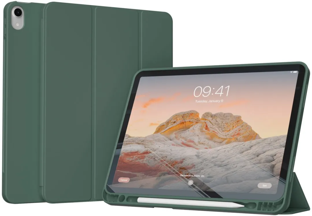 Accezz SH00079618 Tablethoes - Apple iPad 10/11 10.9" - Donkergroen