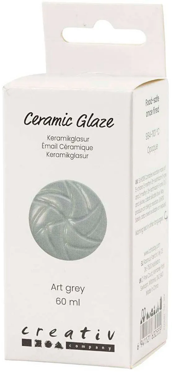 Creativ Company Keramiek Glazuur Art Grey 60ml - Multicolor