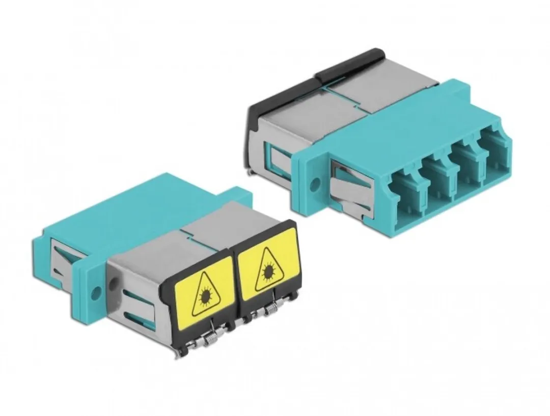 Delock Optische Vezelkoppeling Flip LC Quad Aqua