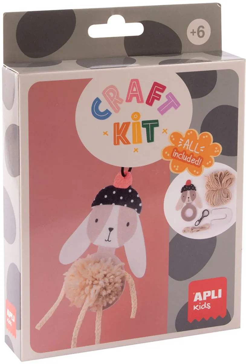 Apli Kids Pompom Knutselset Konijn