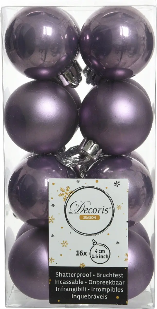 Decoris kleine kerstballen