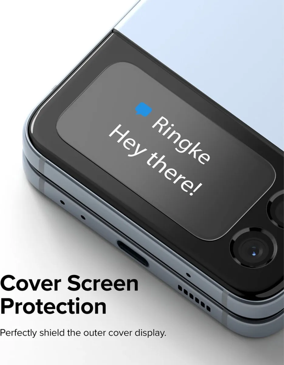 Ringke Displayglas voor Samsung Galaxy Z Flip 4 - 3 Stuks