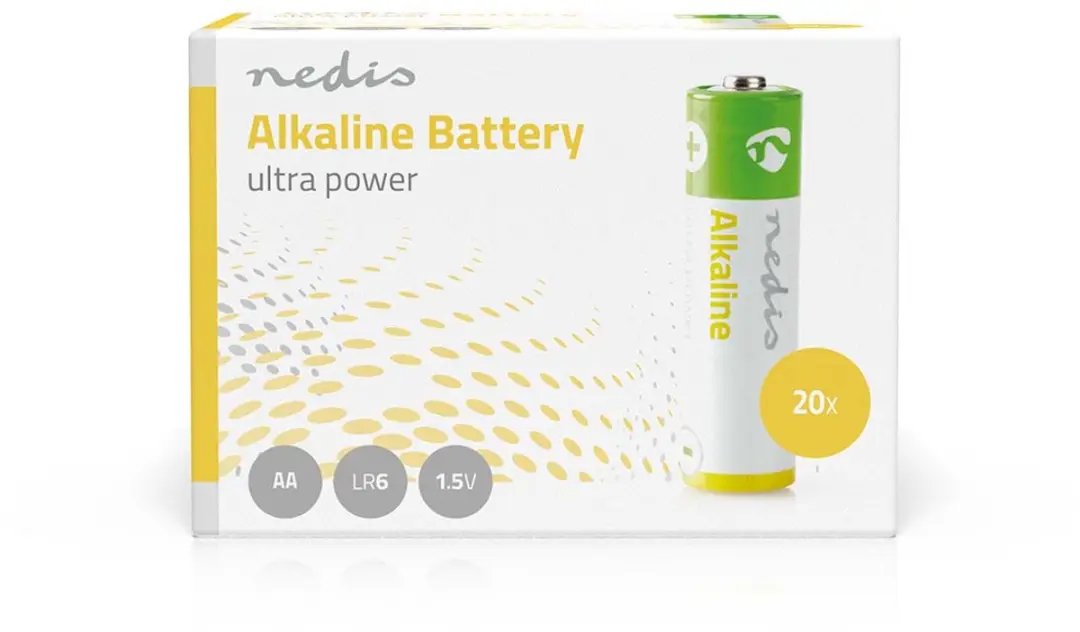 Nedis Alkaline Batterij AA 1.5V - 20-Pak - afbeelding 2 van 6
