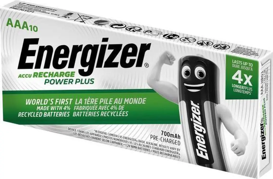 Energizer Power Plus AAA 700mAh Batterijen - afbeelding 4 van 4