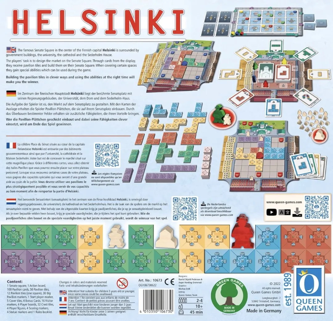Queen Games Helsinki Bordspel - 2-4 Spelers