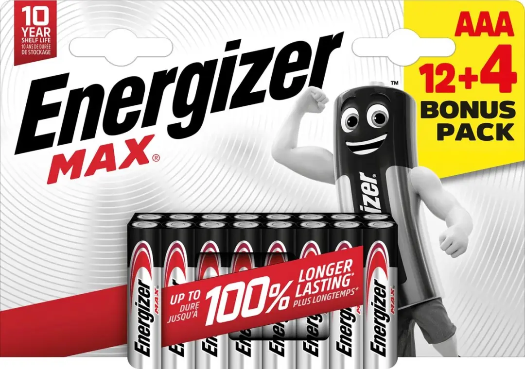 Energizer Max AAA Alkaline Batterijen