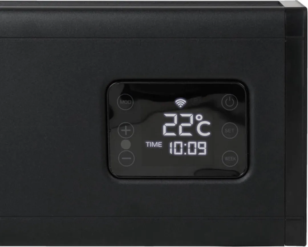 Eurom Alutherm Baseboard 1000W WiFi - Zwart