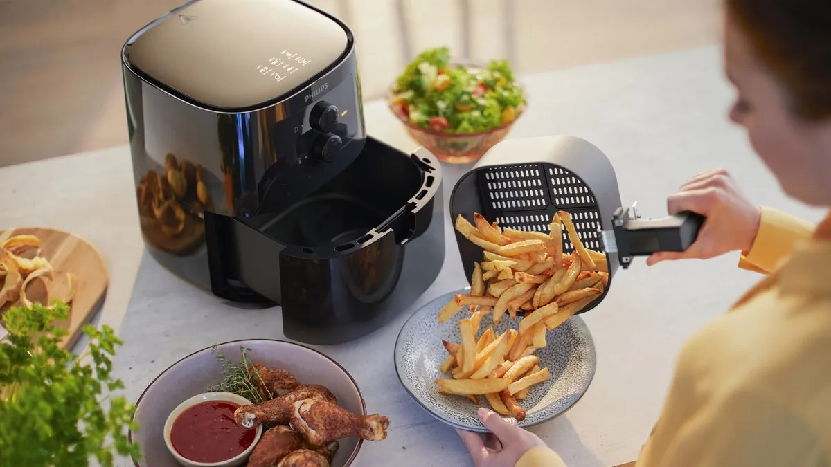 Philips Airfryer Essential 3000 HD9200/90 - 1400W - 4,1L - 12 Kookfuncties - Zwart
