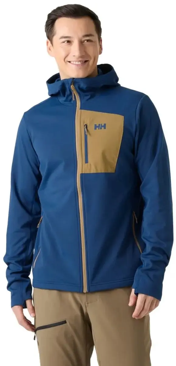 Helly Hansen Versalite Hooded Fleece Met Volledige Rits Blauw 2XL Man