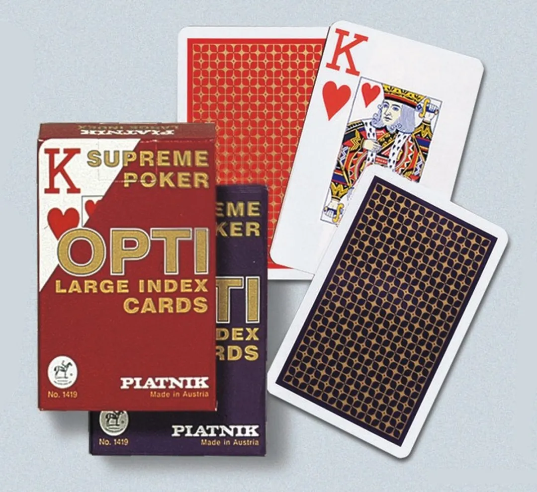 Piatnik Opti Supreme Poker Jumbo Index 1419