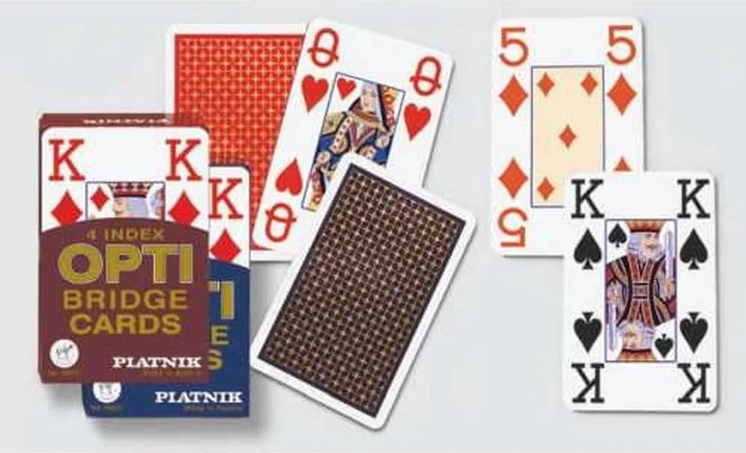 Piatnik Opti Supreme Poker Jumbo Index 1419 - 2-4 Spelers