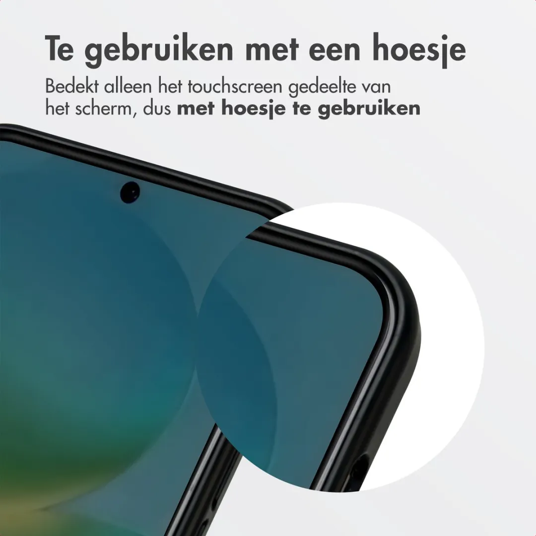 Accezz Screenprotector Samsung Galaxy A37 5G - Gehard Glas - afbeelding 6 van 6