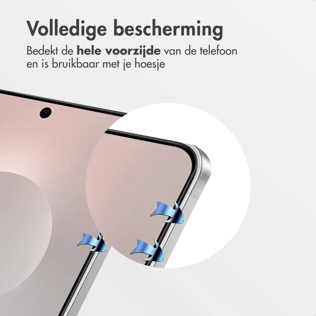 Accezz Screenprotector Samsung Galaxy S25 Edge - Glas - 1 Stuk - afbeelding 6 van 6