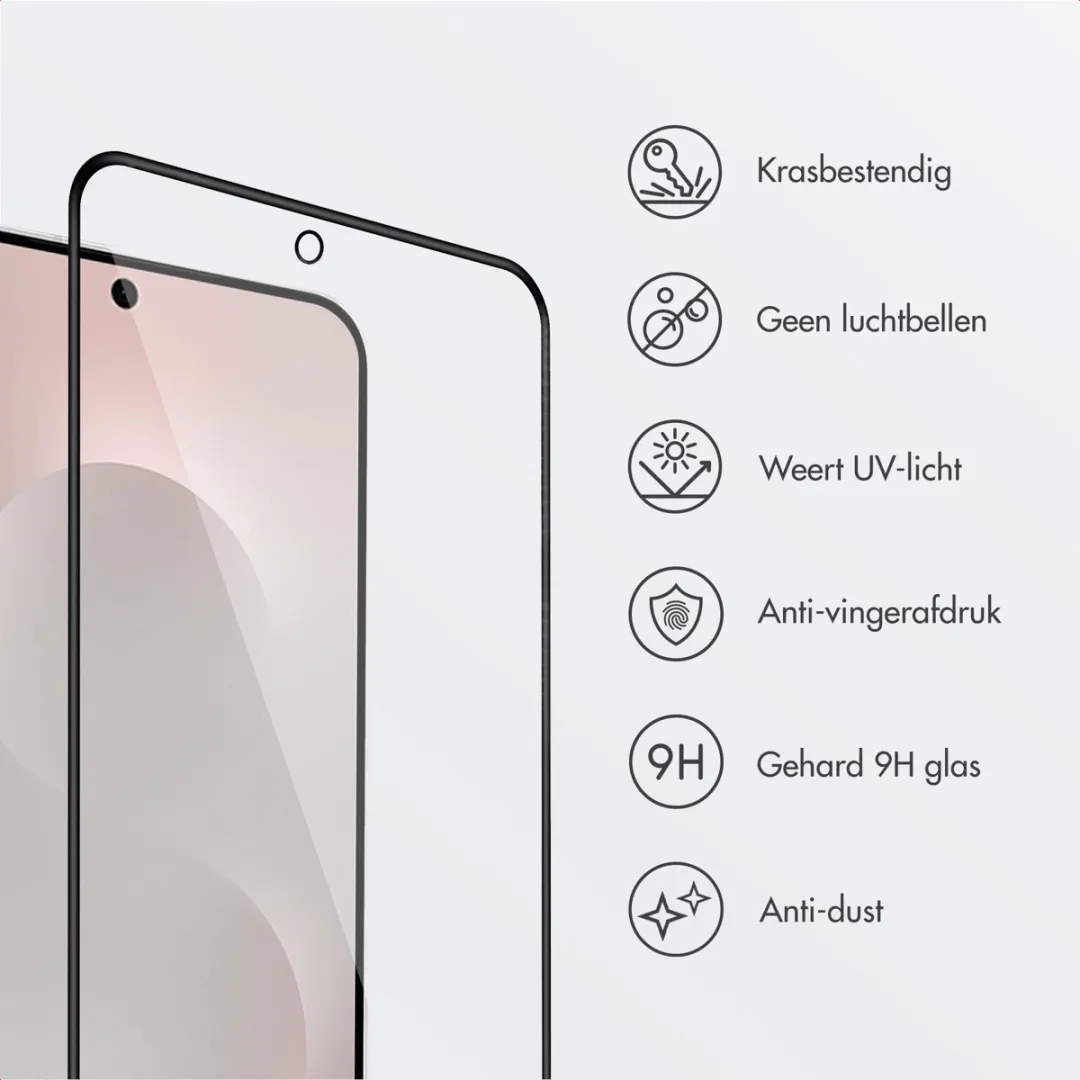 Accezz Screenprotector Samsung Galaxy S25 Edge - Glas - 1 Stuk