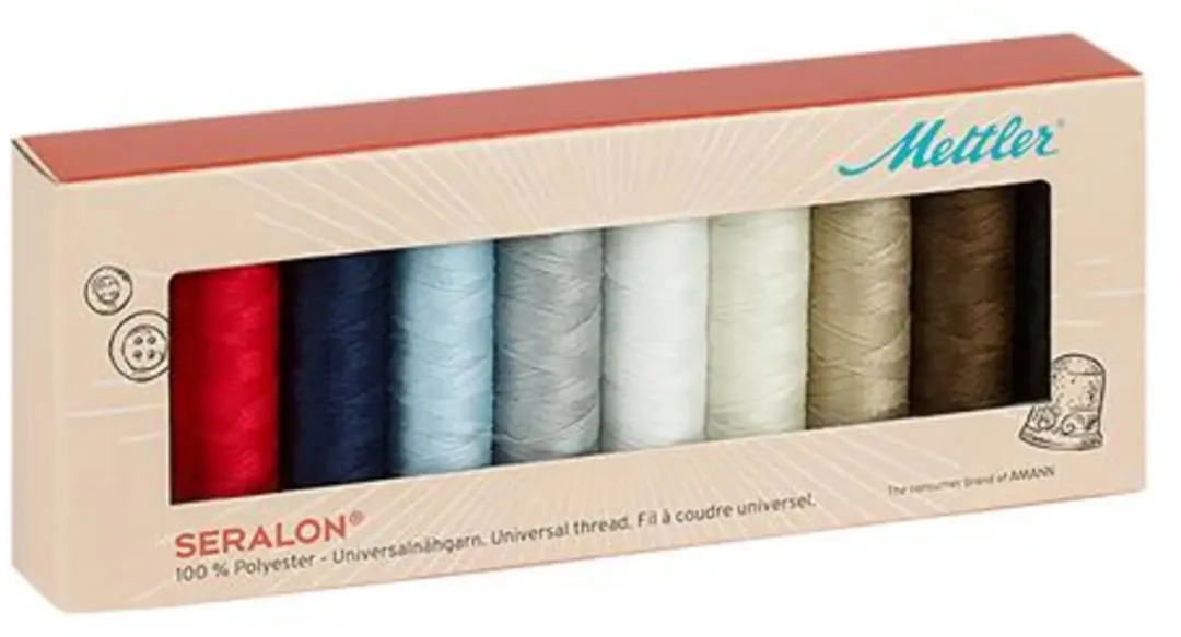 Gutermann Seralon Naaigarenset 10x100m - 10 Kleuren