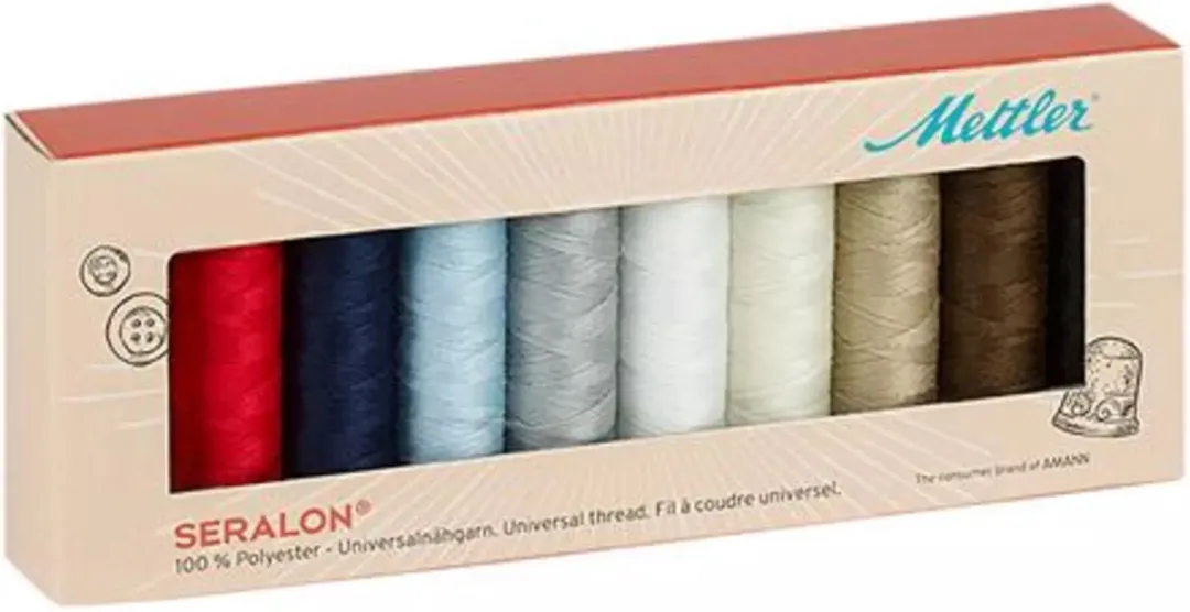 Gutermann Seralon Naaigarenset 10x100m - 10 Kleuren