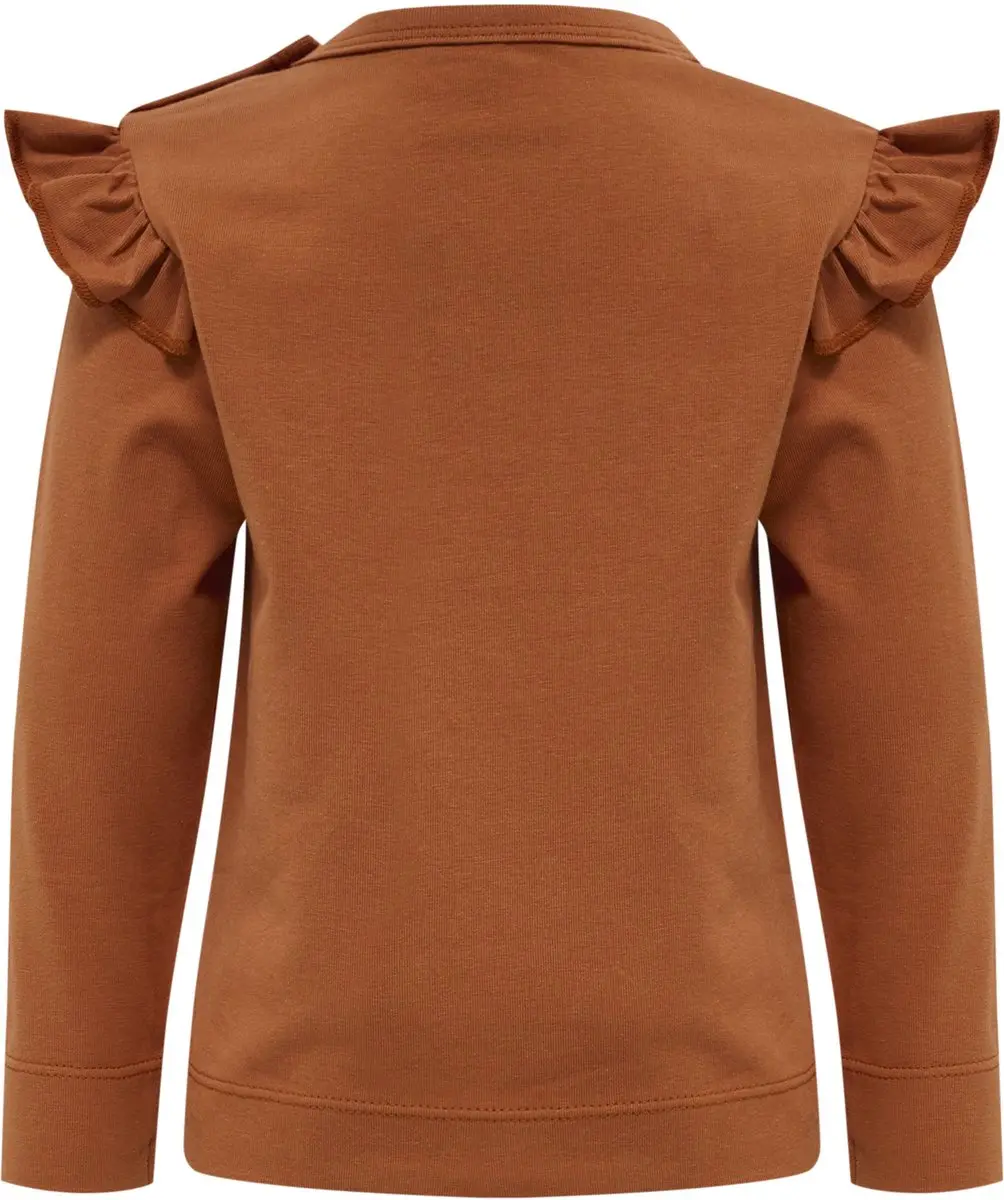 Hummel Cilja Baby T-Shirt L/S - Sierra - 86 - afbeelding 2 van 4
